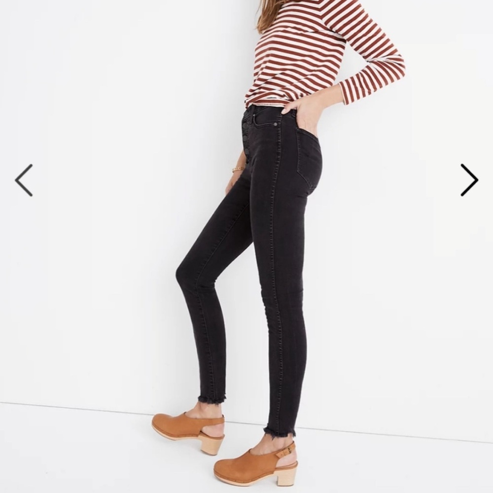 Madewell 10” high rise skinny jeans